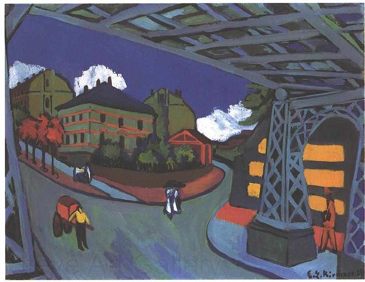 Ernst Ludwig Kirchner Railway underpass in Dresden